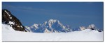 The Mont Blanc - photo taken Le Pic Blanc (3300m) 93 km away!
